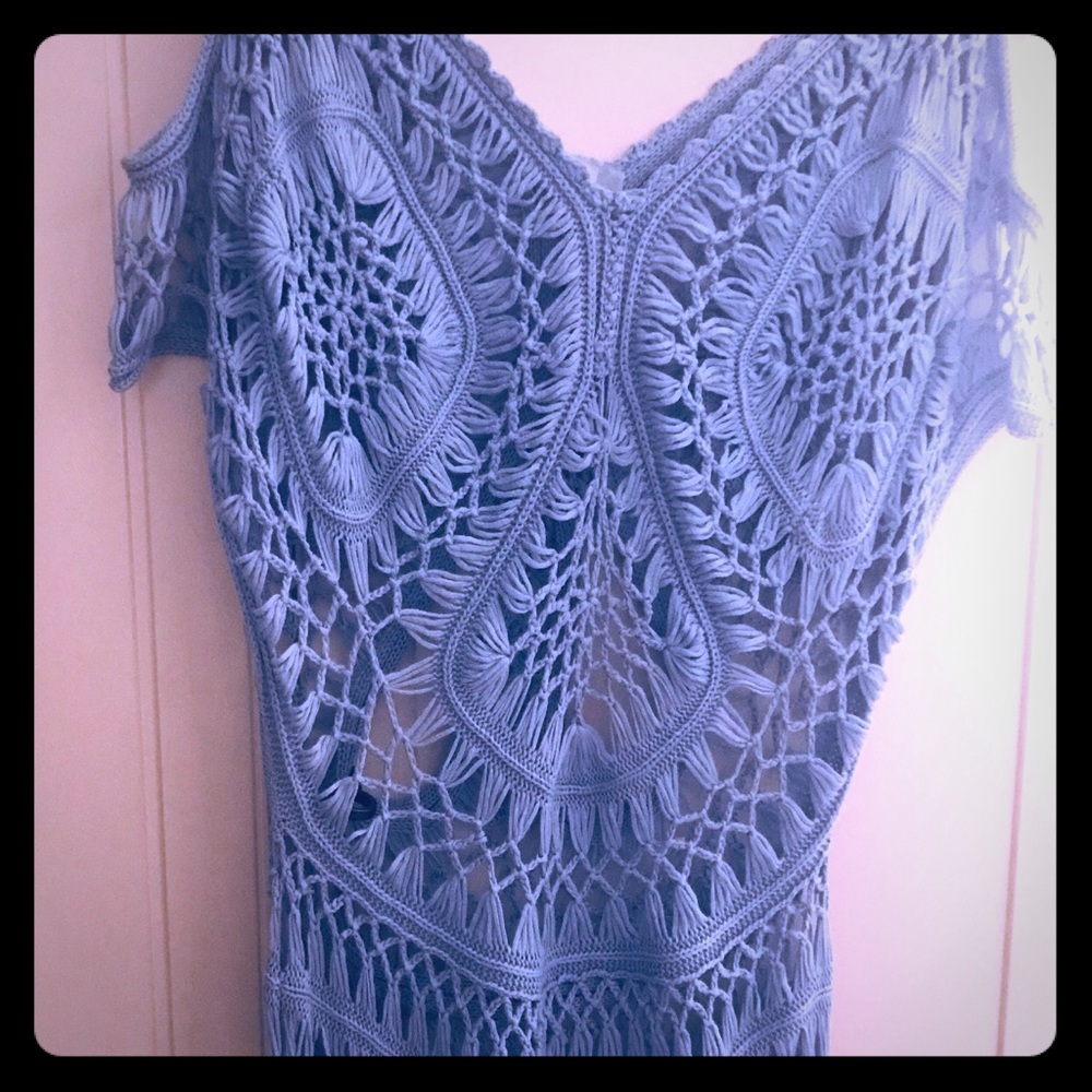 Fabulous blue cover up